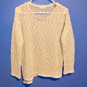 Aeropostale Cream/Sheer Long-sleeve Shirt Small